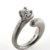 Billede af Ring med brillant 0,75 w/vs., 14 kt. hvg.