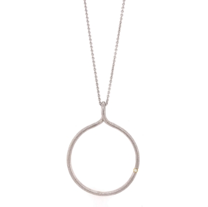 Billede af Heiring Dreamcather vedhæng stor sølv rhodineret 0,02 w/vs 