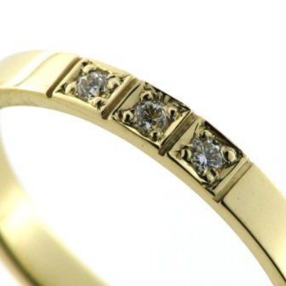 Billede af Sten fattet i carré fatning (excl. sten)