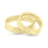 Billede af Vielses & Forlovelses ringe, hulkilet br.5,0 mm. 14 kt. facon + 18,3 gr. (prisen er excl. guld)