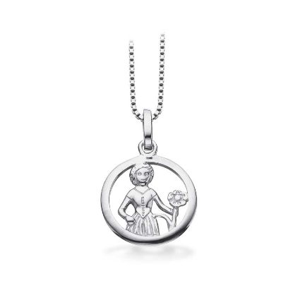 Billede af Stjernetegn Jomfru sølv