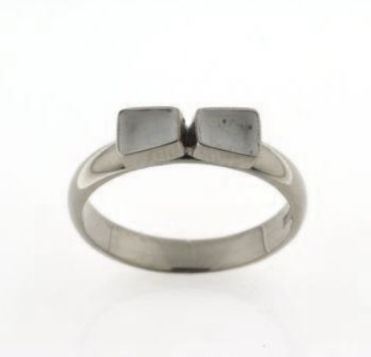 Billede af Tandring 2 tand (gl. ring bruges) 925s