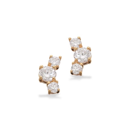 Billede af Scrouples Ørepynt cubic zir. 8 kt.