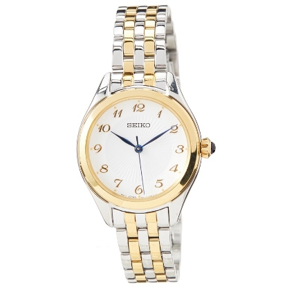 Billede af Seiko Caprice dameur stål gulddoublé 29mm 5 bar