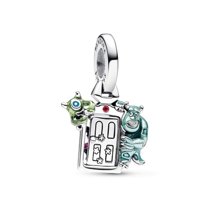 Billede af Pandora DISNEY PIXAR Monsters, Inc. Dør charm sølv m. emalje