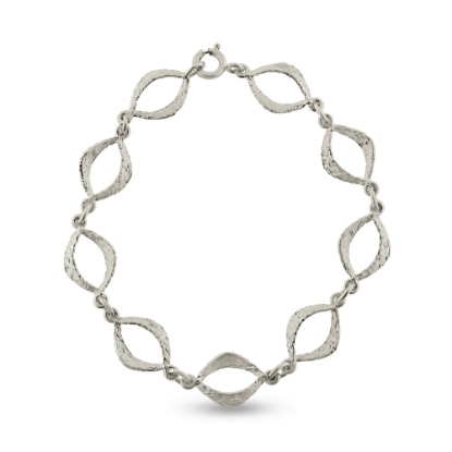 Billede af Armlænke "Dimensions" 925s sølv (18,5-19 cm)