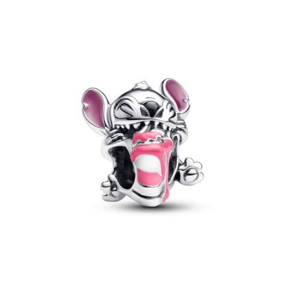 Billede af Pandora DISNEY Stitch Fødselsdagskage charm sølv m. emalje