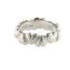 Billede af Ring hjerter 3 brillanter 2* 0,01 ct. + 1* 0,02 w/si. massiv 925s (hjertering)
