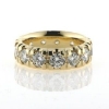 Billede af Alliancering speciel lavet med 13 brill. a 0,25 ct. tw/vvs. 14 kt.