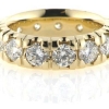 Billede af Alliancering speciel lavet med 13 brill. a 0,25 ct. tw/vvs. 14 kt.
