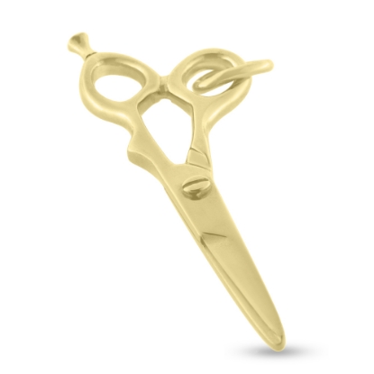 Billede af Vedhæng frisørsaks (hj. 56 mm.) 925s forgyldt (forgyldning vil blive slidt af ved dagligt brug !)