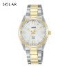 Billede af Lorus Classic dameur stål gulddoublé solar 10 bar 31mm