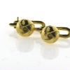 Billede af Kjoleknapper knude, massiv dia. 7,6 mm. 8 kt. (flad bagside)
