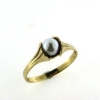 Billede af Ring m. K.P. 14 kt facon 2,2 gr