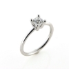 Billede af Ring fattet med brill. 0,40 w/vs. 4 grab. fatning 14 kt. hvg.
