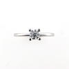 Billede af Ring fattet med brill. 0,40 w/vs. 4 grab. fatning 14 kt. hvg.