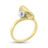 Billede af Ring "Pearly Wave" 8 kt. facon 3,5 gr (prisen er excl. guld)