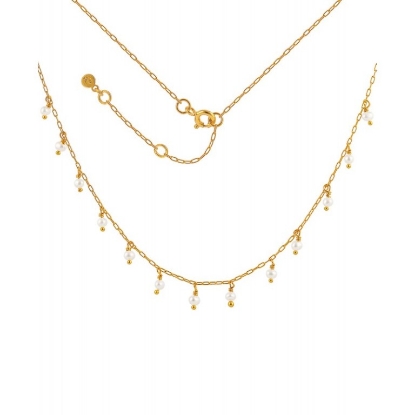 Billede af Hultquist Leanna Halskæde sølv forgyldt