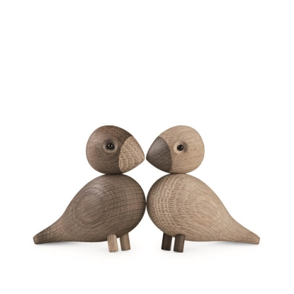 Billede af Kay Bojesen Turtelduer - Eg/røget eg