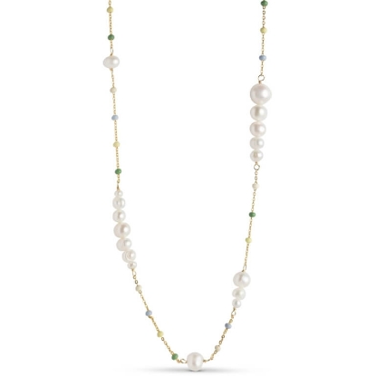 Billede af *ENAMEL Copenhagen Lola Carmen Serene halskæde forgyldt sølv (38 + 4cm)