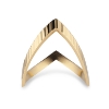 Billede af *Jane Kønig Reflection V ring sølv forgyldt str. 48