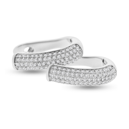 Billede af By Pind creol sølv rhodineret med zirkoniasten