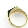 Billede af Herrering m. lukket bund m. plade 9*13mm 14 kt.