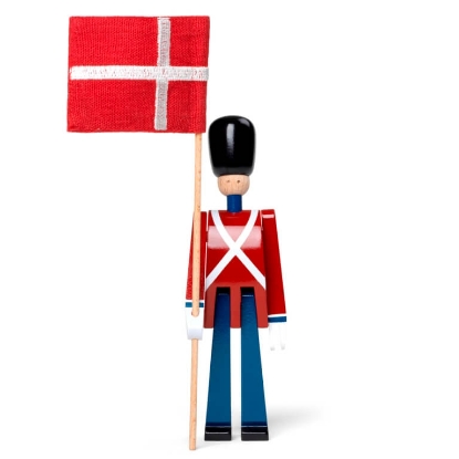 Billede af Kay Bojesen Fanebærer - Mini - Rød/blå/hvid