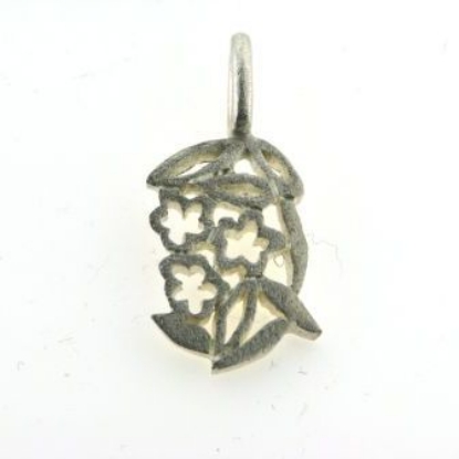 Billede af Vedhæng savninger, hj. 17,5 mm. br. 12,3 mm. 925s.