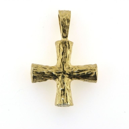 Billede af Vedhæng Malteser Kors, fast patz, rå overflade Priser fra