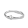 Billede af Pandora Armbånd sølv m. hjerte (16-23cm)
