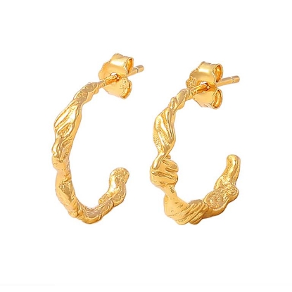 Billede af Hultquist Lorelei Petite øreringe forgyldt sølv