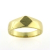 Billede af Herrering massiv, plade 6*6 mm., båndring 8 kt.