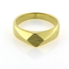Billede af Herrering massiv, plade 6*6 mm., båndring 8 kt.