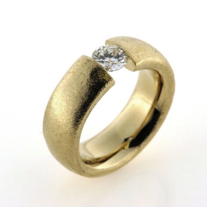 Billede af Ring med brill. 0,60 ct. 14 kt.