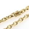 Billede af *Armbånd anker facet 14kt t 1,50/br 4,5mm 17,5cm (kasselås)