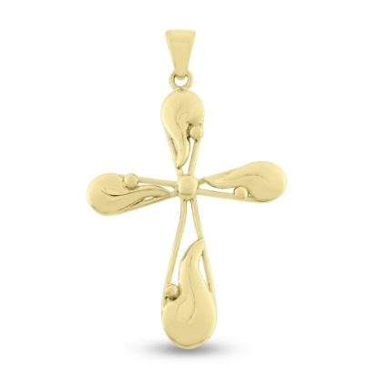 Billede af Vedhæng kors, blade og kugler