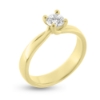 Billede af Ring solitaire sten 5 mm. 14 kt. 