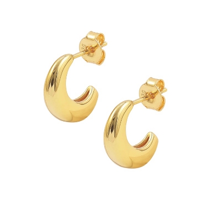 Billede af Hultquist Nora Big øreringe forgyldt sølv