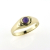 Billede af Ring 5 mm cabochon sleben sten 14 kt. facon 3,3 gr. (prisen er excl. guld)