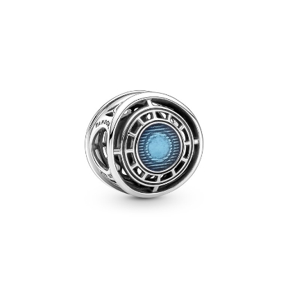 Billede af Pandora MARVEL Arc Reactor charm sølv m. emalje