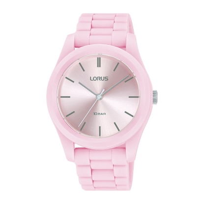 Billede af Lorus Sports dameur lyserød silikone 10bar 36mm