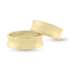 Billede af Vielses & Forlovelses ringe,hulkilet br. 7,3 mm. 14 kt. 