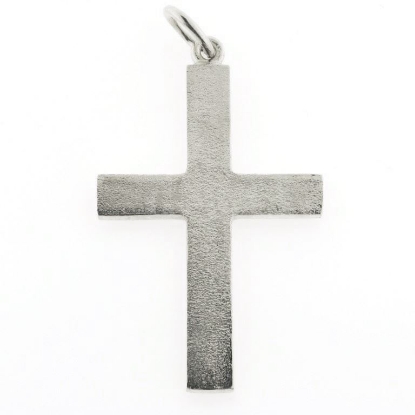 Billede af Vedhæng Kors (pladekors) hj. 45 mm. br. 30 mm. 925 s. 