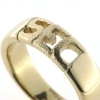 Billede af Herrering, massiv med udsavet monogram (3 bogstaver) 8 kt. facon + 11,5 gr.
