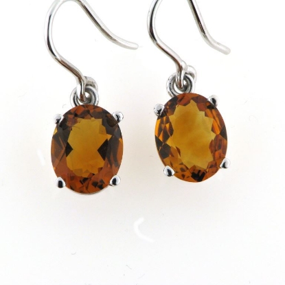 Billede af 1 par ørehænger bøjler 14 kt. hvg.