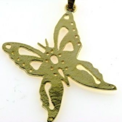 Billede af Vedhæng sommerfugl 22*28 mm. 8 kt.