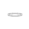 Billede af *Julie Sandlau ring Small Bamboo sølv rhodineret str. 48-60