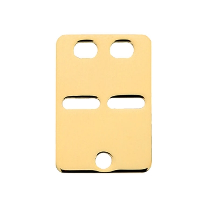 Billede af ID plade - kadaverskilt (massiv) 8kt