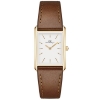Billede af Daniel Wellington Bound dameur stål gulddoublé brun læderrem 22mm